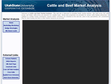 Tablet Screenshot of cattlemarketanalysis.org